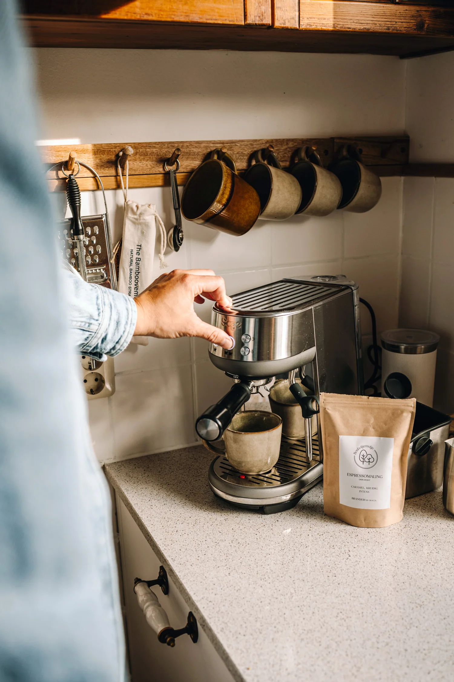 Espresso zetten met de Sage-espressomachine